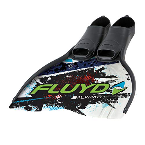 Fluyd - Monofin, Color Black/Multi, Talla EU 46-47