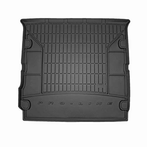 Frogum Protector Maletero de Goma Compatible con Nissan Pathfinder 7 plazas Desde 2005 | Alfombrilla Maletero Coche Accesorios | Ideal para Perro Mascotas