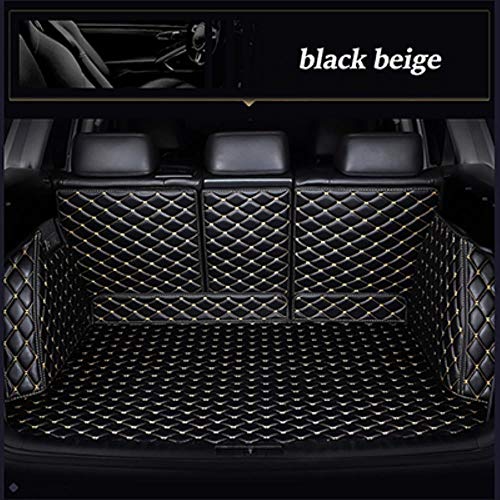 Funda De Maletero De Coche Maletero Coche para Porsche Cayenne 958 Cayman Macan Panamera Boxster Protector Cubre Maletero Coche Accesorios Coche-Negro Beige