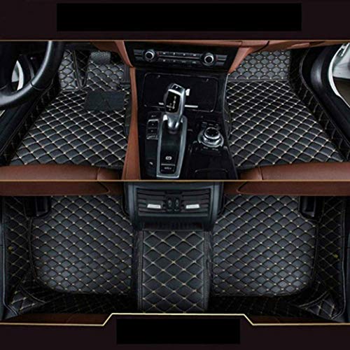 Gullivery para A5 2017-2019 Sedan 2 Doors - Alfombrillas para Coche A Medida - Antideslizantes Impermeable Protección Delantero+Trasera,Negro