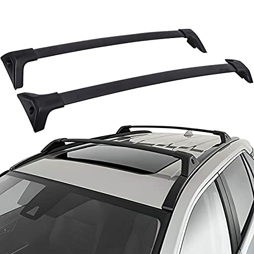 HAZYJT Compatible con 2019 2020 To-yota Rav4 Rav 4 2 Uds Portaequipajes De Aluminio para Portaequipajes Superior De Coche Rieles para Techo Barra Transversal