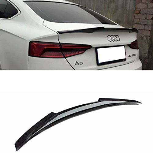 HYLH Alerón de Maletero Actúa sobre el Maletero del Coche Alerón Fijo de Ventana Trasera de Fibra de Carbono Estilo R Adecuado para la modificación Audi A6 C6, 2008-2011.