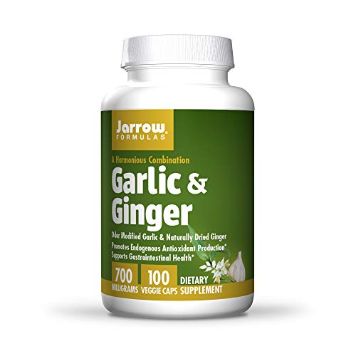 Jarrow Formulas Suplemento Dietético de Ajo y Jengibre - 100 Cápsulas