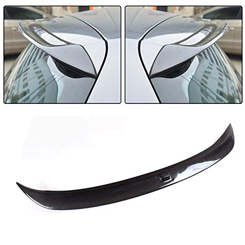 JCSPORTLINE Pour Golf 6 MK6 Base Hatchback 2010-2013 Aile de spoiler de vitre de toit arrière en fibre de carbone