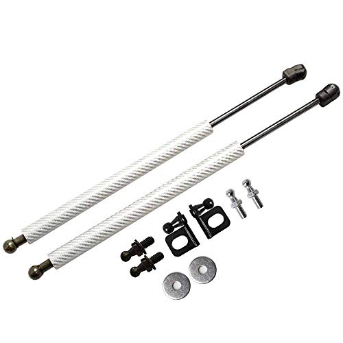 JINBINB Modificar Gas Struts/Ajuste for Fiat Bravo/Ajuste for Fiat Ritmo 2007-2016 2X Choque Amortiguador Delantero Capo de la Capilla de Fibra de Carbono Ayuda de la elevación