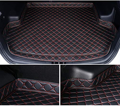 JIRENSHU Alfombra Personalizada para el Maletero del Coche, para BMW F10 F11 F15 F16 F20 F25 F30 F34 E60 E70 E90 1 3 4 5 7 Series GT X1 X3 X4 X5 X6 Z4 5D