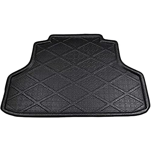 JJZRB Coche Alfombrillas Maletero, para Mitsubishi Lancer EX 2008-2017 Rear Trunk Cargo Protección Impermeable Antisuciedad Alfombras Arranque Boot Mats, Car Interiores Accesorios