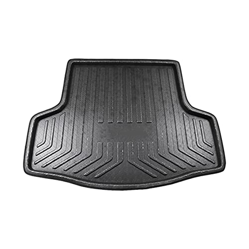 JJZRB Coche Alfombrillas Maletero, para Nissan Versa Almera Sunny Latio Sedan 2012-2018 Rear Trunk Cargo Protección Impermeable Antisuciedad Alfombras Arranque Boot Mats, Car Interiores Accesorios