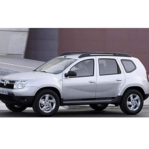 JYCX 2 Uds, Pegatina A Rayas para Puerta Lateral De Coche, Pegatina De Estilo Deportivo para Coche, Película De Vinilo, Accesorios De Ajuste Automático para Dacia Renault Duster