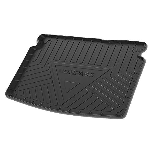 KYLN Coche Alfombrillas Maletero, para Jeep Compass 2017 2018 2019 2020 Alfombrillas Goma Maletero Anti Sucio Interior