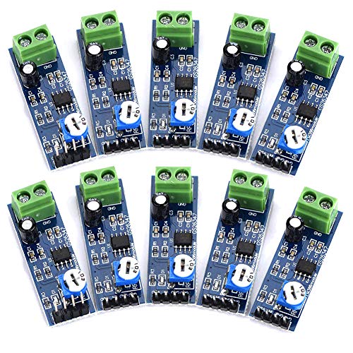 Kyrio 10 módulos de amplificador de potencia de audio LM386 200 veces ganancia amplificador de la placa mono de potencia para Arduino EK1236 HIFI DIY