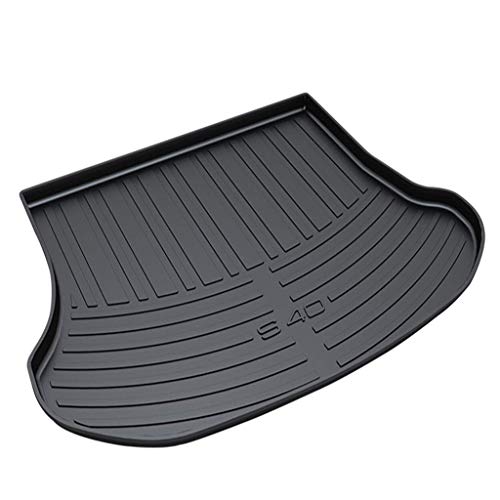 LXJ-LD Alfombrillas De Arranque De Goma para Vo-LV-o XC60/XC90/V40/S40 2011 A 2021 Vehículo A Medida Reborro Trasero del Coche De La Bandeja De La Estera,S40 2011 to 2019