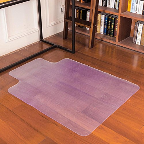 MorNon Frosted Antideslizante Silla De Oficina Alfombrilla De Escritorio Protector De Alfombra De Piso PVC Transparente Alfombrilla para Silla De Oficina 120Cm X 90Cm Convexo