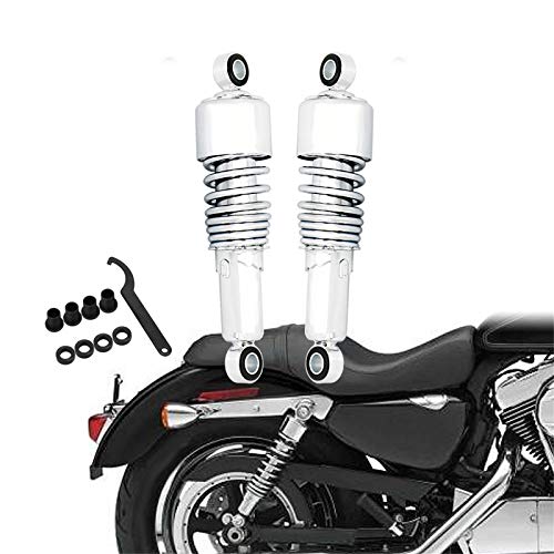 Motocicleta Accesorios 2 unids Motorcycle 267mm Amortiguador Trasero Ajuste Ajustable Ajuste de Primavera para Harley Sportster XL1200 883 Touring Road King FLHR DYNA (Color : Shock Absorber B)