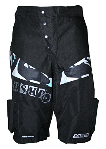 MSC Bikes PNOSKOL Pantalón Freeride, Negro, L