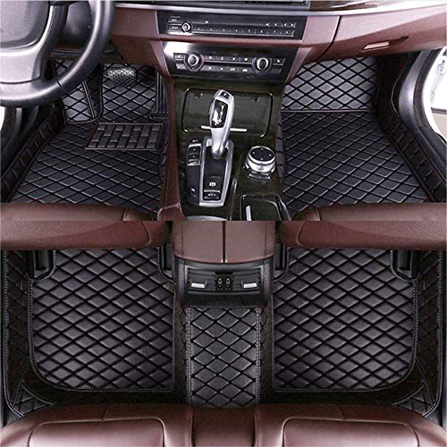 NHJUIJ Alfombrillas Coche De Cuero Compatible con To-yota Rav 4 III, IV, V (2005-2020),Impermeable Antideslizantes Alfombrillas Coche Cuero, Alfombrillas Moqueta para Coche