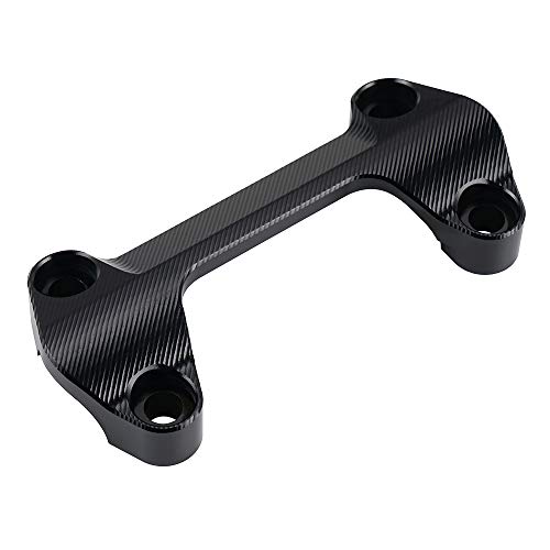 NICECNC Negro CNC Anodized Handlebar Handle Bar Mounts Clamp Holder Compatible con KTM DUK 790 2018-2020