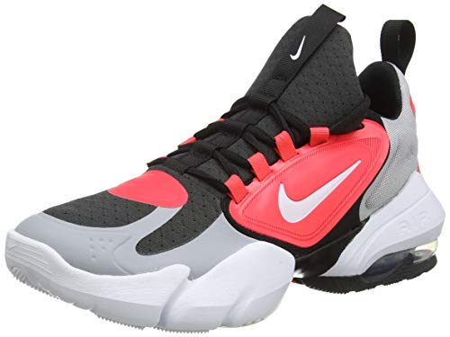 Nike Air MAX Alpha Savage, Zapatillas Deportivas Hombre, Wolf Grey White Laser Crimson Anthracite, 41 EU