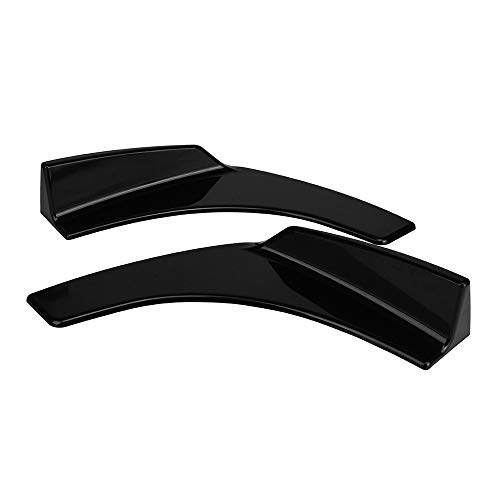 Par de alerones de Coche Universal Parachoques Delantero de Coche Deflector de Labios Difusor Spoiler Splitter Canard Lip ， para BMW W204 E90 E92 para Benz para Audi A4 B8