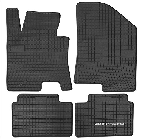 Preisprofessor Goma Alfombrillas de Coche felpudos exakter Ajuste 4 Piezas Hyu – 0430