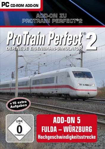 Pro Train Perfect 2 - AddOn 5 Fulda-Würzburg [Importación alemana]