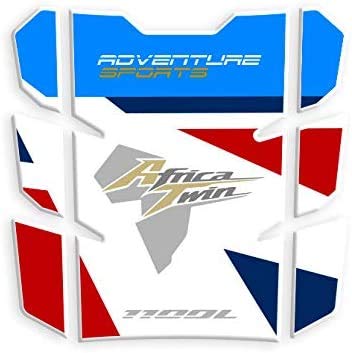 PROTECCIÓN DE Tanque Resina 3D TANKPAD Africa Twin CRF 1100 L Adventure Sports GP-648 (Tricolor)