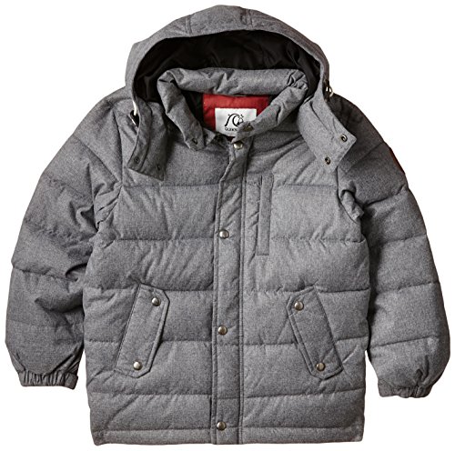 Quiksilver Woolmore Youth – Chaqueta para niño, Color Beige - Gris Claro, tamaño 12 años (Talla del Fabricante: M/12)