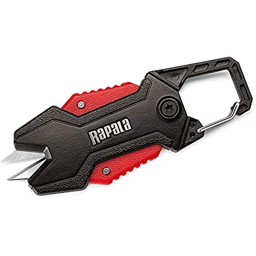 Rapala RCD Tijeras, Unisex-Adult, Negro/Rojo, Talla única