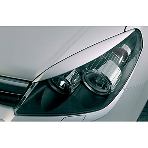 RDX RD KOP02 Alerones de faros compatible con Opel Astra H GTC/5 puertas (ABS)