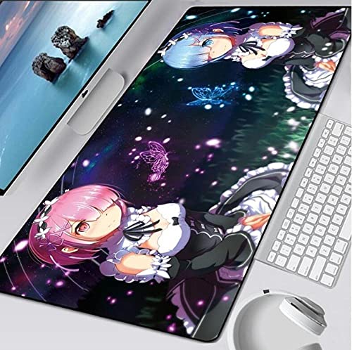 Re: Zero Anime Girl Mouse Pad Computer XXL Cool Mousepad Pc Gaming Teclado Mouse Mat 800X300Mm