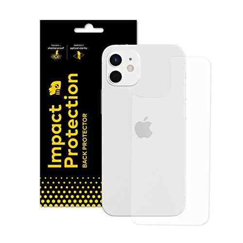 RhinoShield Protector Trasero Compatible con [iPhone 12 Mini] | Impact Protection - Dispersión y Amortiguación de Impactos - Protección contra Arañazos y Huellas