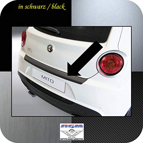 Richard Grant Mouldings Ltd. Original RGM ladekant Protección Negro para Alfa Romeo Mito Hatchback (955) a Partir de año 09/2008 de rbp546