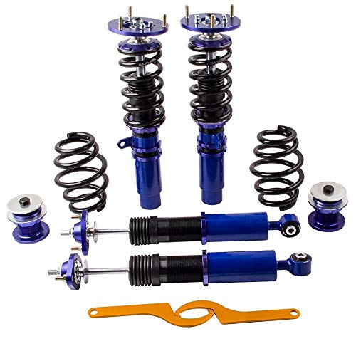 RKRZLB Coche Amortiguador Trasero Suspensión Kits Choque En Fit For El BMW Serie 3 E46 M3 Berlina Y Propiedades En Fit For El 328 320 330 M3 Puntales Amortiguador Amortiguadores Delantera Y Trasera