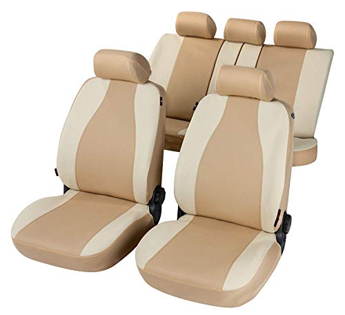 rmg-distribuzione Fundas de asiento para C4 Berlina (2004 – 2010) compatibles con asientos con airbag, reposabrazos lateral, asientos traseros divididos R31S0117