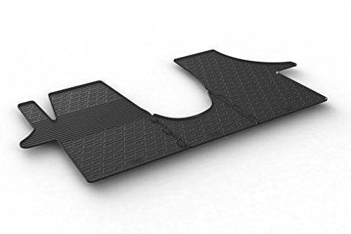 Rubber Car Mats GL 0928 Alfombras de Goma, 3 Piezas