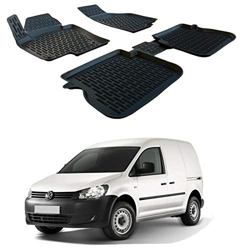 SCOUTT Alfombrillas de Goma para VW Caddy 2003-2015 4 pezzi