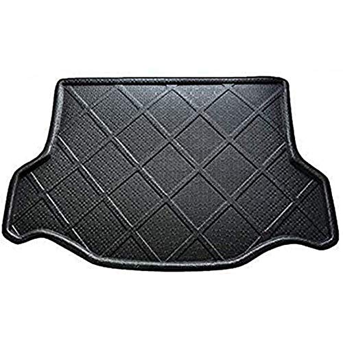 Shj_CN Coche Goma Alfombrillas para Maletero, para KIA Rio K2 Sedan 2011-2019 Antideslizante Impermeable Bandeja De Revestimiento De Maletero Interior Protection Accesorios