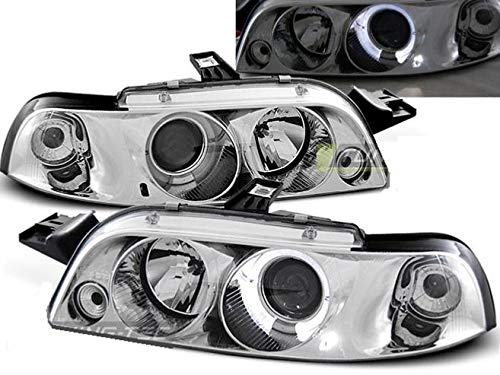 Shop Import par de luz Faros – Punto 1 93 – 99 Angel Eyes Cromo