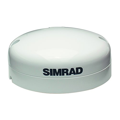 Simrad GPS Antenna - Antena para barcos, color blanco