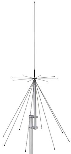 Sirio Antenas Sd-1300/Uhf, Antena Discone, Frecuencia RX 25-1300 MHz, Ganancia 2.15 dBi, Potencia máxima 300 W (VHF) 200 W (UHF), Altura 1.6 m, INOX/Aluminio