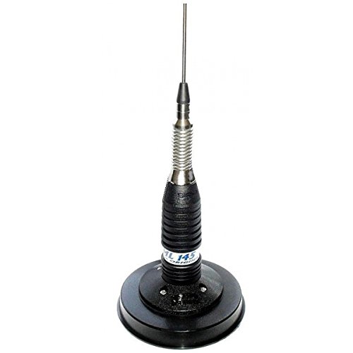 Sirio ML145 - Antena CB con Base magnética incluida, Color Cromo