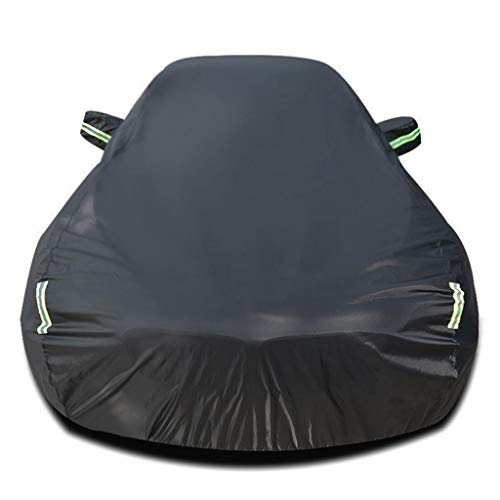 SjYsXm-car cover Fundas para Coche Compatible con Alpina B5/B5 S/B5 Bi-Turbo/D5 Bi-Turbo Sedan/Wagon, Todo Clima Cubierta de Coche Impermeables Cobertura de Lona para Coches, Negra/Plateada