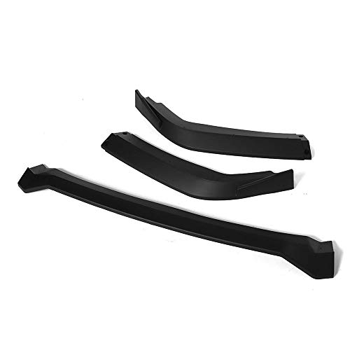 Spoilers Look de Fibra de Carbono/Negro 3 unids Delantero Delantero del Parachoques Difusor Difusor Spoiler Guard Kit Kit Spoiler para Honda para Civic 2019-2020 Alerón Trasero para Coche