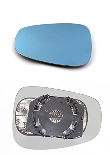 TarosTrade 57-0449-R-45666 Cristal De Retrovisor Calefactable Azul Lado Derecha