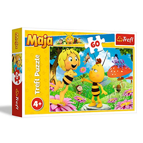 Trefl 17330 Puzzle una Flor para Maya, 60 Piezas, para niños a Partir de 4 años