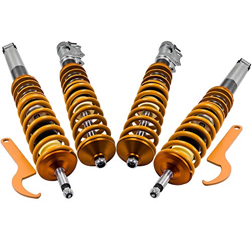 Tuningsworld Ajustable Coilover Suspensión para Golf 2/3 Jetta 2 MK2 MK3 Vento Corrado