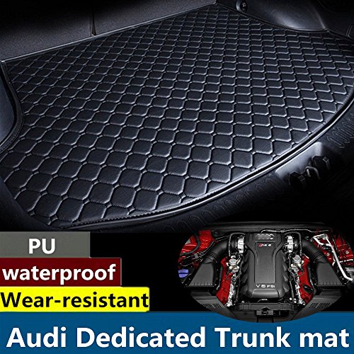 TUTU-C Alfombrilla para maletero de coche, alfombrilla para maletero de coche, bandeja de piso para Audi A1 A2 A3 A4 A5 A6 A7 A8 Q2 Q3 Q5 Q7 2015 2016 2017 2018 (A1)