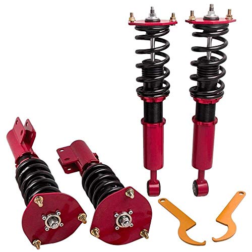 WANGYOUCAO Piezas de suspensión Coilover Completa aptas para Mitsubishi 3000GT 1991-1999 amortiguadores amortiguadores Delanteros y Traseros