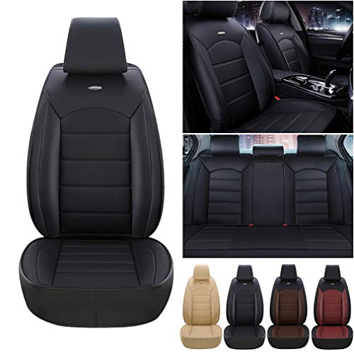 WANLING Fundas para Asientos de Coche para Citroen DS3 Cabrio Crosback 2012-2018 Durable Lujo Cuero Delantero Trasero Fundas Cubierta de Asiento