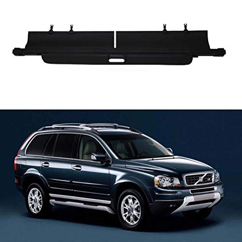 wowowa Cubierta de Carga del Maletero Trasero del Coche, Pantalla Protectora de Seguridad, se Adapta a Volvo XC90 XC Classic 2003-2014